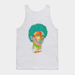 Black Girl Colorful magic Tank Top